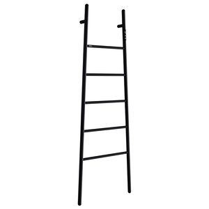 Изображение товара Полотенцесушитель электрический Abber Treppe AH4705MB, ширина 53 см, высота 152 см, диммер справа, черный матовый