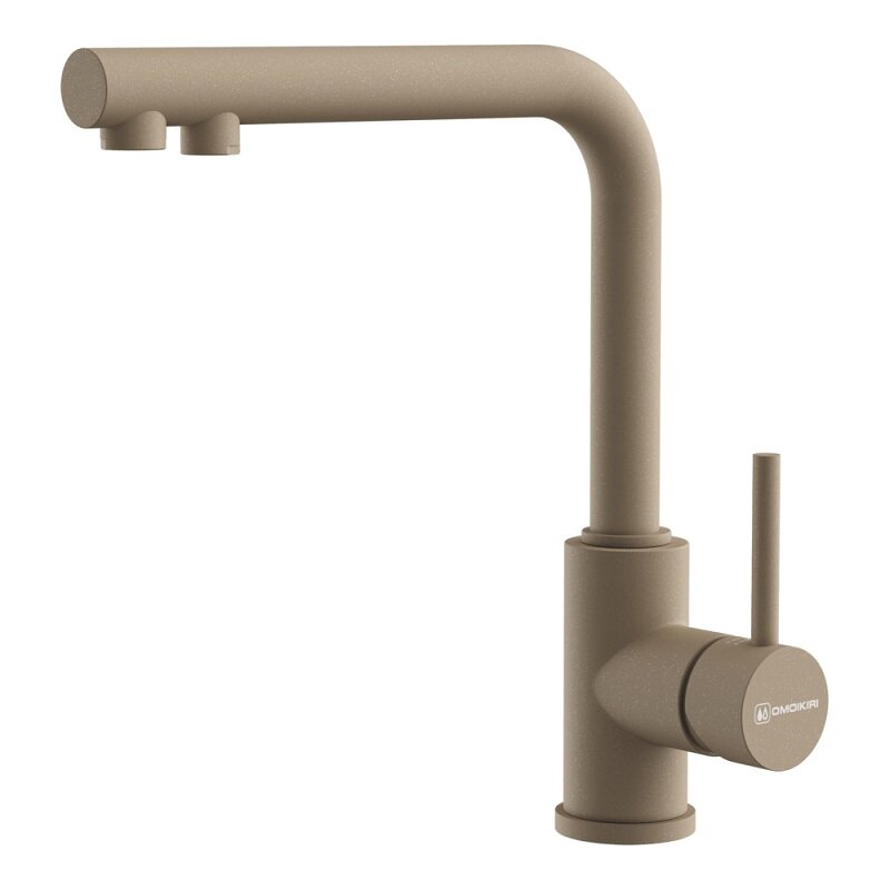 Изображение товара Смеситель для кухни Omoikiri Nakagawa 2 Plus с подключением к фильтру карамель