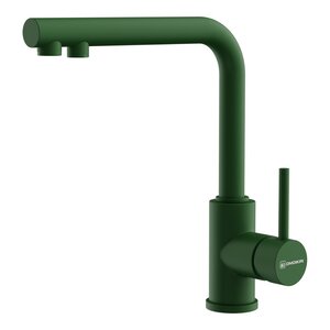 Изображение товара Смеситель для кухни Omoikiri Nakagawa 2 Plus 4994443, с подключением к фильтру, цвет royal green