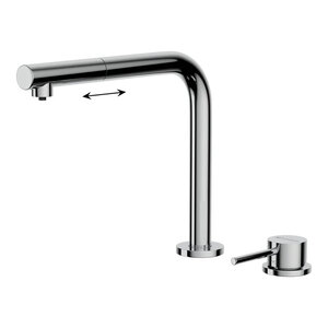 Изображение товара Смеситель для кухни Omoikiri Nara 2 Plus-S 4994367 с подключением к фильтру хром