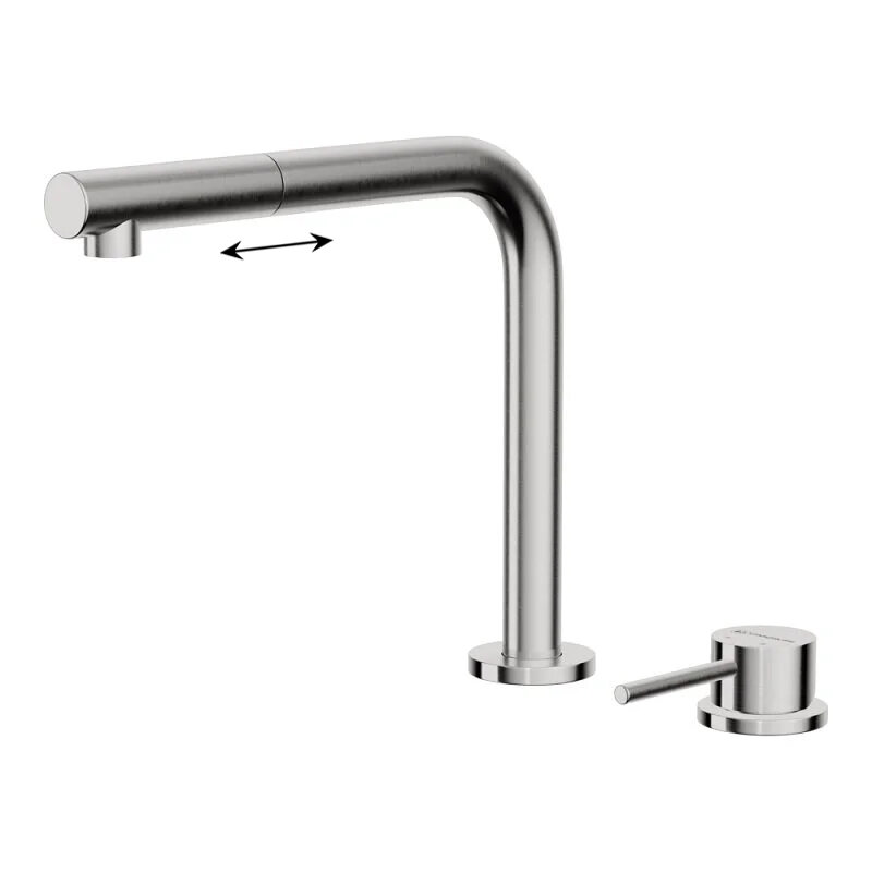 Изображение товара Смеситель для кухонной мойки Omoikiri Nara-S 4994329 вытяжной излив высокое качество японский дизай