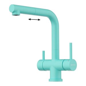 Изображение товара Смеситель Omoikiri Takamatsu-S 4994492, с подключением к фильтру, цвет azur blue