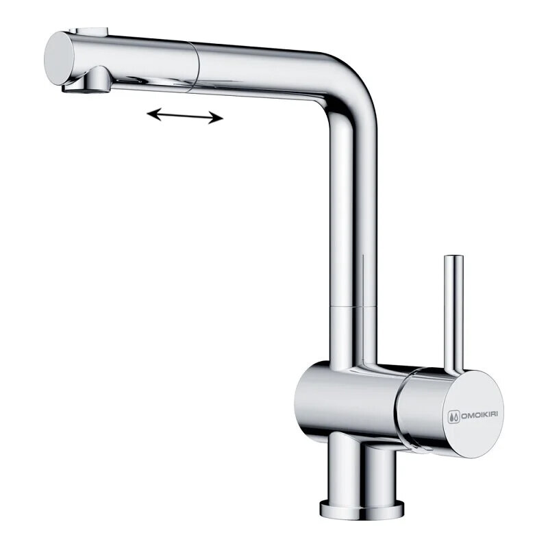 Изображение товара Смеситель для кухни Omoikiri Tanigawa-SB 4994456, цвет хром