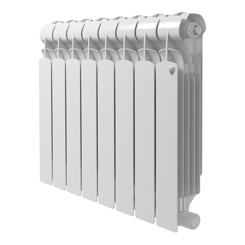 Изображение товара Радиатор биметаллический Royal Thermo Indigo B 500 RTIB3050008, 8 секций, боковое подключение, белый