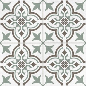 Изображение товара Керамогранит Cersanit Magic A17910, 42 x 42 см, рельеф, серый, белый