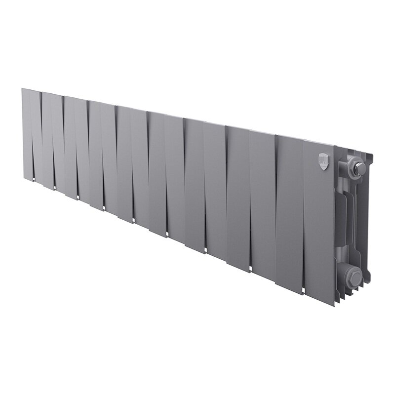 Изображение товара Радиатор биметаллический Royal Thermo PianoForte 200 RTPS3020018, 18 секций, боковое подключение, серебристый Изображение товара Радиатор биметаллический Royal Thermo PianoForte 200 RTPS3020018, 18 секций, боковое подключение, серебристый