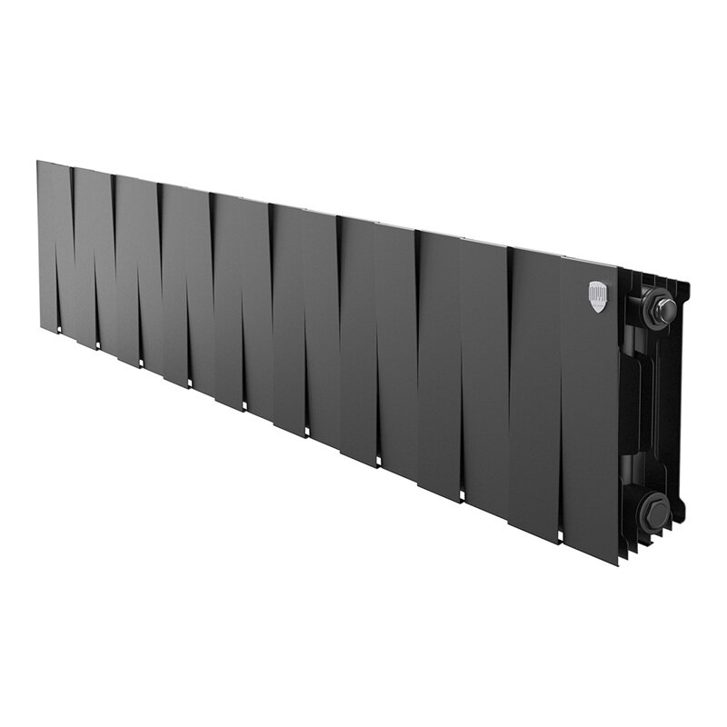 Изображение товара Биметаллический радиатор Royal Thermo PianoForte 200 RTPB3020018 18 секций боковое подключение черн Изображение товара Биметаллический радиатор Royal Thermo PianoForte 200 RTPB3020018 18 секций боковое подключение черн