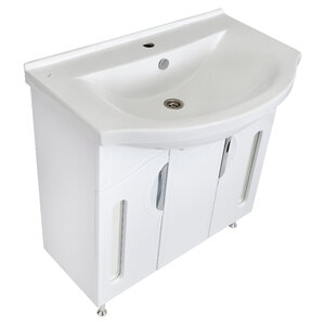 Изображение товара Тумба под раковину Stella Polar Сильва SP-00001860, 80 см, напольная, белая