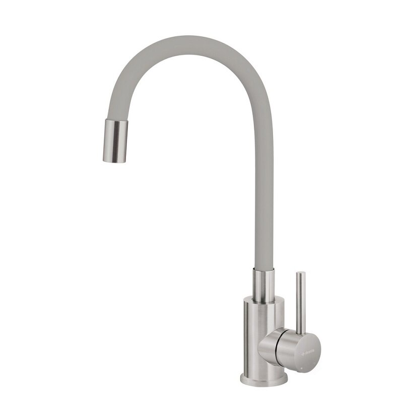 Изображение товара Смеситель для кухонной мойки Deante Luno BOC_S720 серый/брашированный сталь