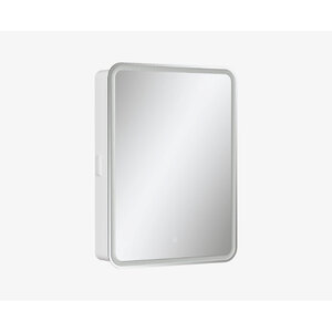 Изображение товара Шкаф зеркальный Equil Sold szSOLDI55.R, 55 см, подвесной, с подсветкой, сенсор, цвет белый