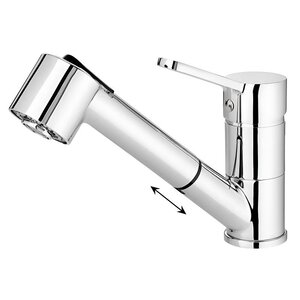 Изображение товара Смеситель для кухонной мойки Deante Narcyz BDN_071M, с выдвижным изливом, хром