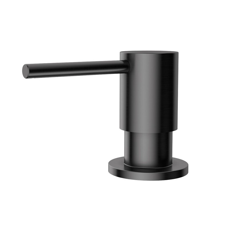 Изображение товара Дозатор для моющего средства встраиваемый Omoikiri OM-08 вороненая сталь