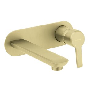 Изображение товара Смеситель для раковины Deante Arnika BQA_R54L, с внутренней частью, PVD брашированное золото