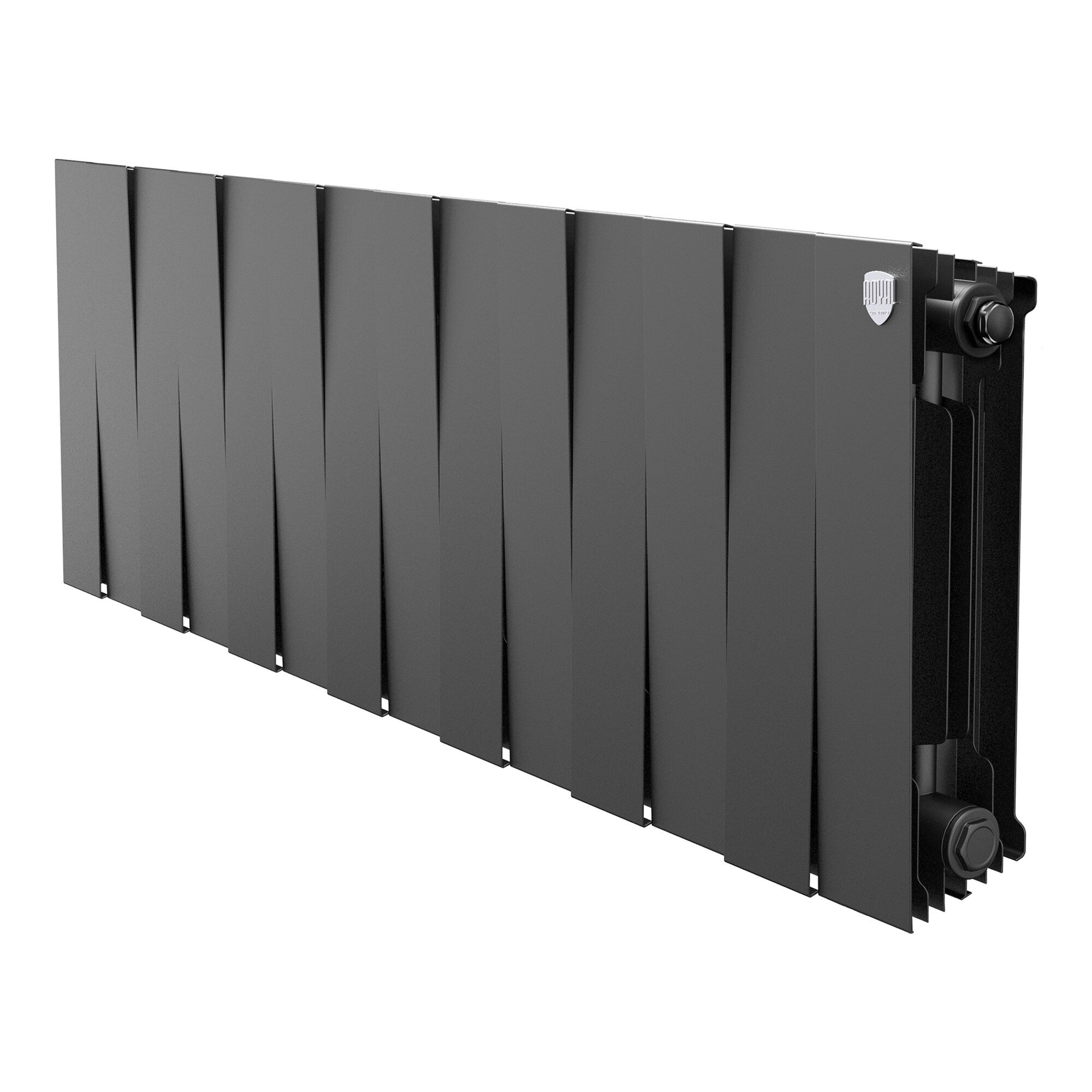 Изображение товара Радиатор биметаллический Royal Thermo PianoForte 300 RTPB3030014, 14 секций, боковое подключение, ч