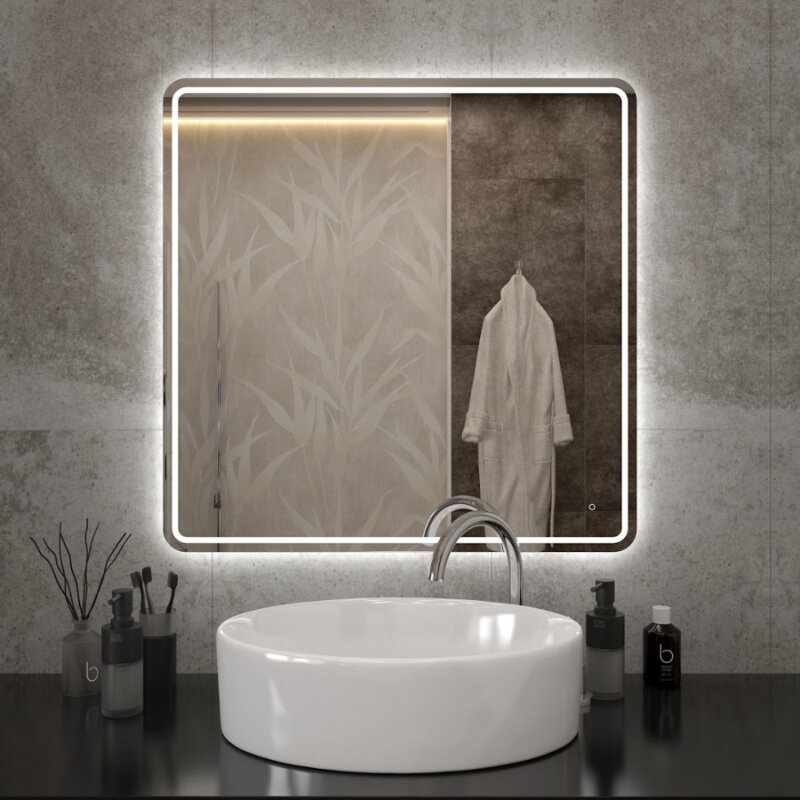 Изображение товара Зеркало Maretti Florenza FL148080P34EL 80x80 см с LED подсветкой