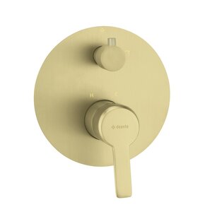 Изображение товара Смеситель для душа Deante Arnika BQA_R44P, с внутренней частью, цвет брашированное золото