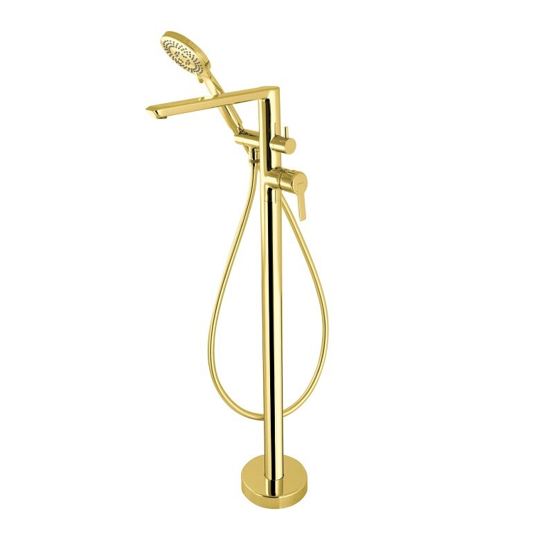 Изображение товара Смеситель напольный Deante Arnika BQA_Z17M золото для ванной и душа