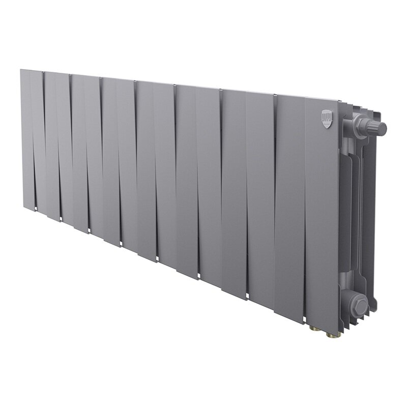 Изображение товара Биметаллический радиатор Royal Thermo PianoForte 300 VR80 16 секций серебристый