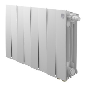 Изображение товара Радиатор биметаллический Royal Thermo PianoForte 300 VR80 RTPWVR803030008, 8 секций, нижнее правое подключение, белый