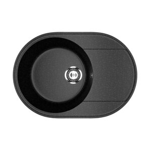 Изображение товара Кухонная мойка Maretti Kitchen KT610-BL 61 см искусственный камень черный