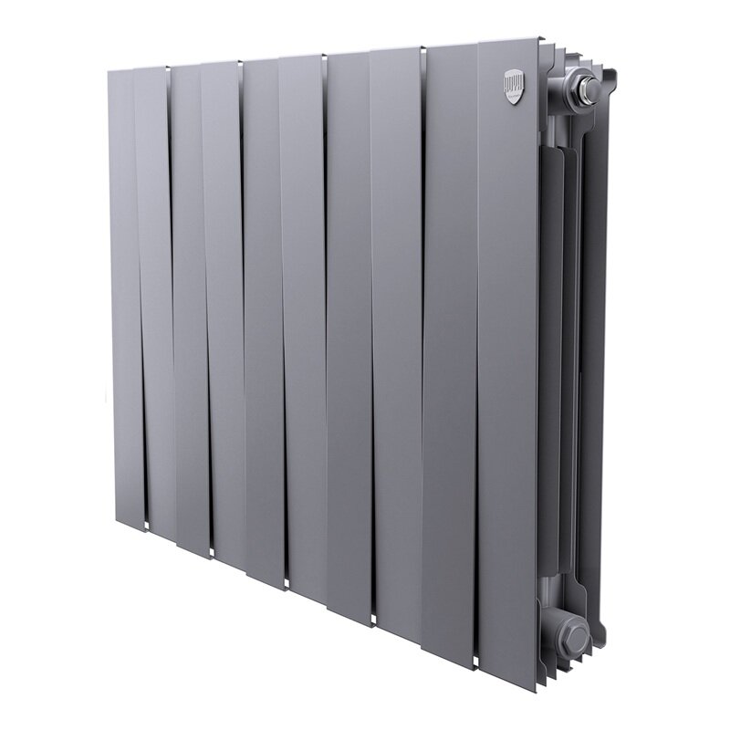 Изображение товара Радиатор биметаллический Royal Thermo PianoForte 500 RTPS3050010, 10 секций, боковое подключение, с