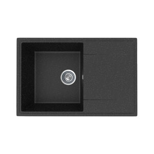 Изображение товара Кухонная мойка Maretti Kitchen KT735-BL 73.5 см искусственный камень черная