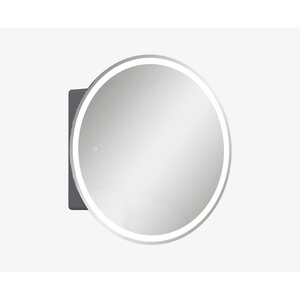 Изображение товара Зеркальный шкаф Equil Smile szSMILE.D600 с LED-подсветкой 60 см белый серый