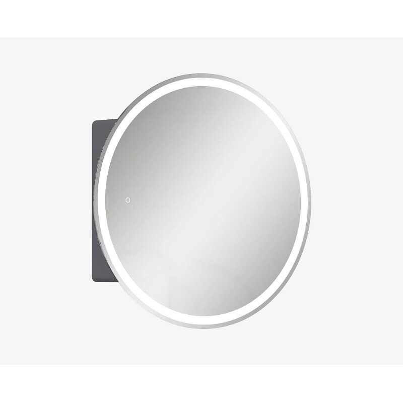 Изображение товара Зеркальный шкаф Equil Smile szSMILE.D600 с LED-подсветкой 60 см белый серый Изображение товара Зеркальный шкаф Equil Smile szSMILE.D600 с LED-подсветкой 60 см белый серый