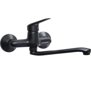 Изображение товара Смеситель для кухонной мойки Deante Boro BMO_N80M, цвет черный матовый