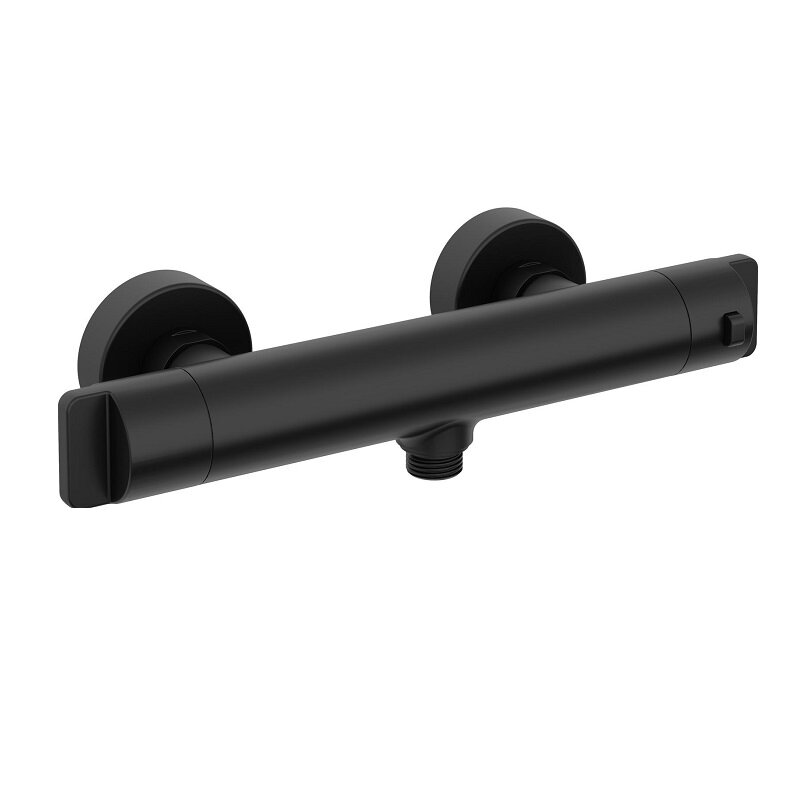 Изображение товара Термостатический смеситель для душа Deante Therm BCH_N4BT черный матовый Изображение товара Термостатический смеситель для душа Deante Therm BCH_N4BT черный матовый