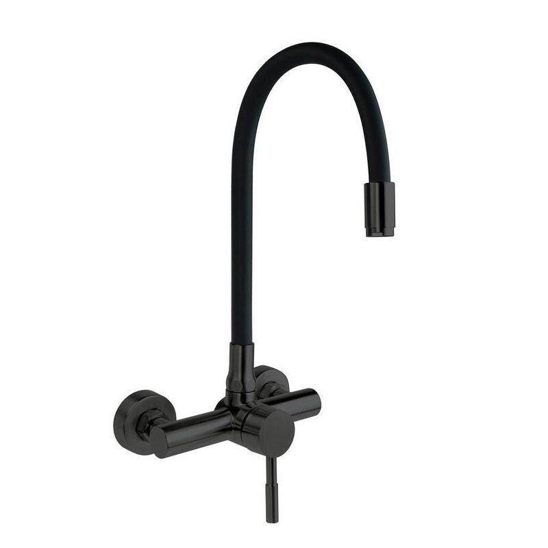 Изображение товара Смеситель для кухонной мойки Deante Luno BOC_N80M черный матовый