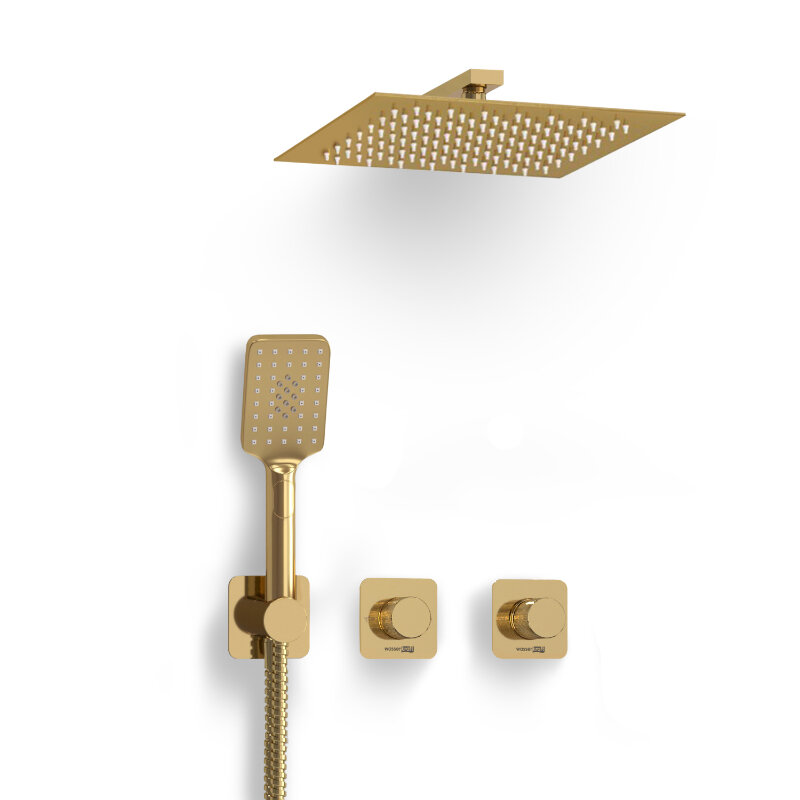 Изображение товара Душевая система WasserKRAFT A7651.303.183 для душа с PVD покрытием золото глянец