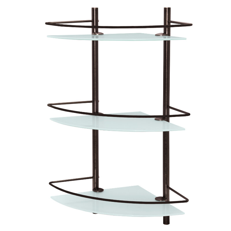 Изображение товара Стеклянная полка WasserKRAFT Isar K-3633 темная бронза 61 см