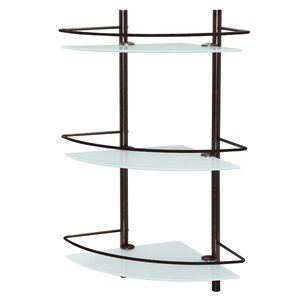 Изображение товара Полка стеклянная WasserKRAFT Isar K-3633, цвет темная бронза