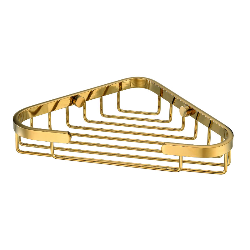 Изображение товара Металлическая настенная полка WasserKRAFT K-733PG с PVD покрытием золото