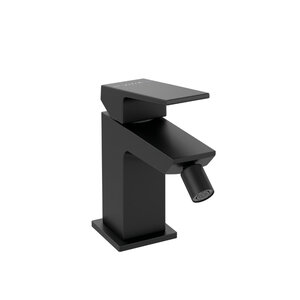 Изображение товара Смеситель для биде Vitra Minimax Square A4372636EXP черный матовый с донным клапаном