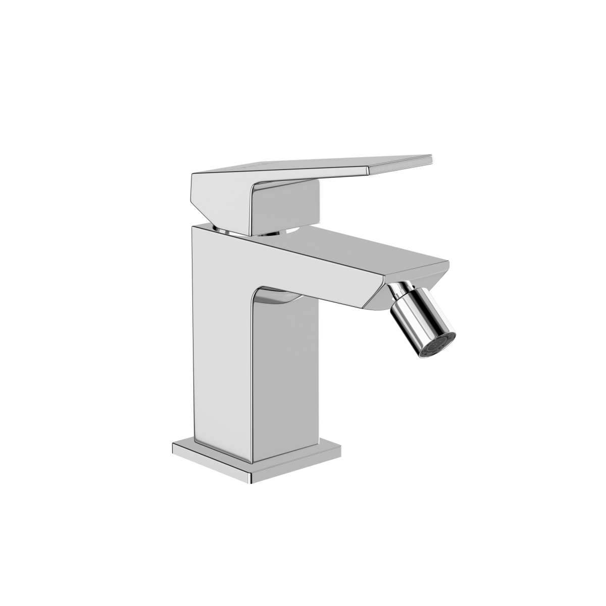 Изображение товара Смеситель для биде Vitra Minimax Square A43726EXP с донным клапаном хром