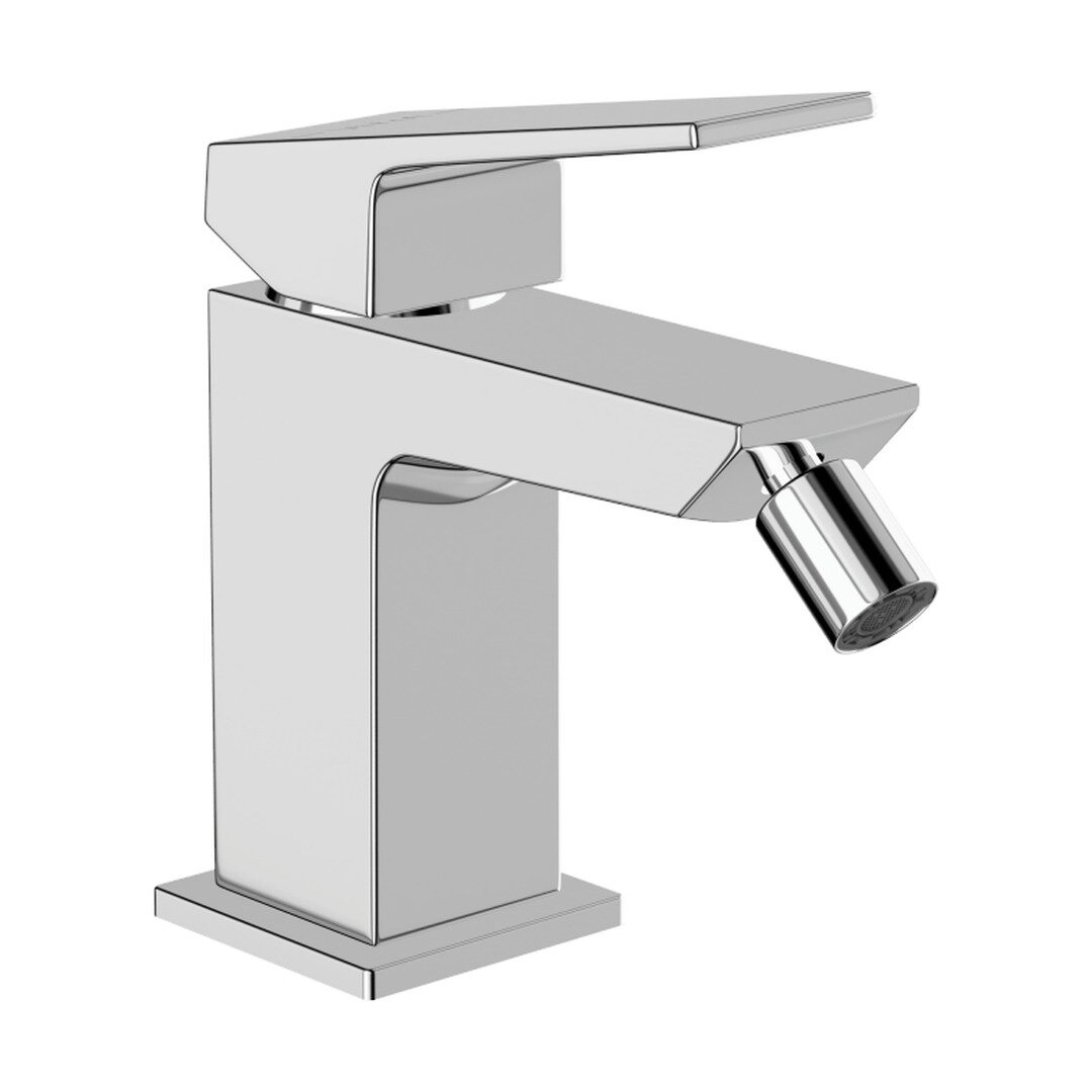 Изображение товара Смеситель для биде VitrA Minimax Square A43726EXP, с донным клапаном, хром