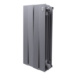 Изображение товара Радиатор биметаллический Royal Thermo PianoForte 500 RTPS3050004 4 секции серебристый