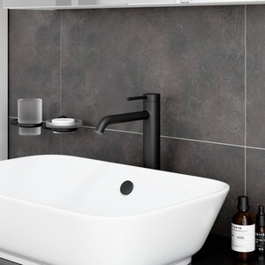 Изображение товара Смеситель для раковины VitrA Minimax Round A4353436EXP, черный матовый