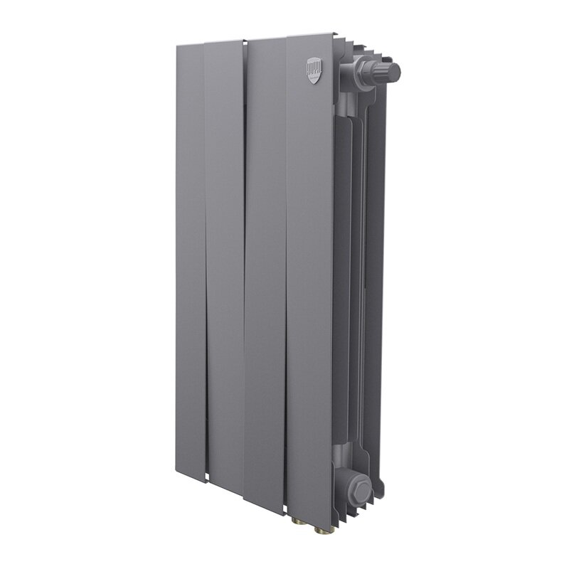 Изображение товара Биметаллический радиатор Royal Thermo PianoForte 500 VR80 4 секции серебристый