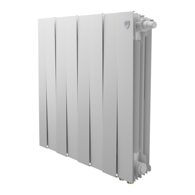 Изображение товара Радиатор биметаллический Royal Thermo PianoForte 500 VR80 8 секций белый низкое подключение