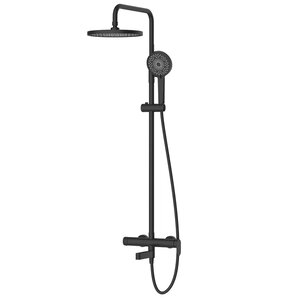 Изображение товара Душевая система Agger Sweet A2793344, с изливом, цвет черный матовый