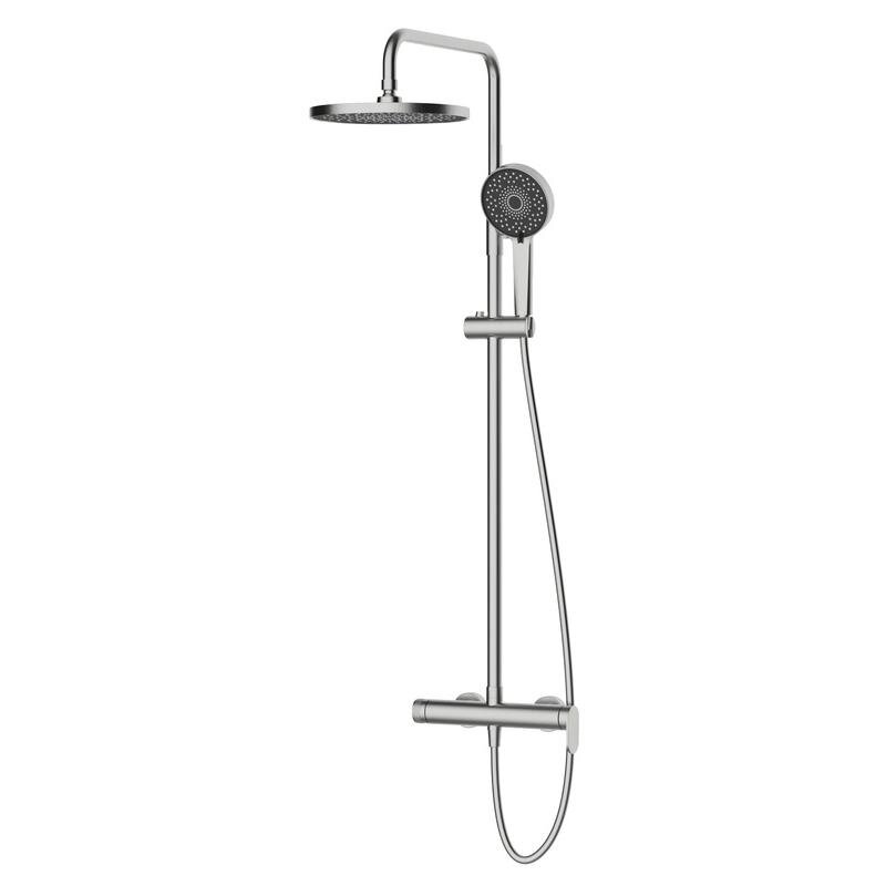 Изображение товара Душевая система Agger Sweet A2791222 сатин матовый регулируемый верхний душ ручная лейка 3 режима Изображение товара Душевая система Agger Sweet A2791222 сатин матовый регулируемый верхний душ ручная лейка 3 режима