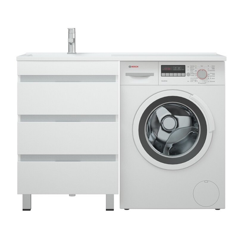 Изображение товара Тумба под раковину Corozo Джерси 50, напольная, белая