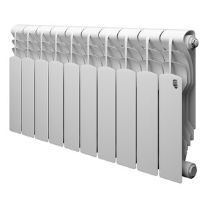 Изображение товара Радиатор биметаллический Royal Thermo Revolution B 350 RTRB335010, 10 секций, боковое подключение, белый