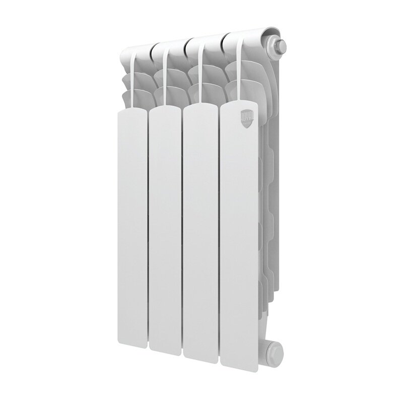 Изображение товара Радиатор биметаллический Royal Thermo Revolution B 500 RTRB350004, 4 секции, боковое подключение, белый Изображение товара Радиатор биметаллический Royal Thermo Revolution B 500 RTRB350004, 4 секции, боковое подключение, белый