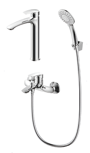 Изображение товара Комплект смесителей Milardo Rora RORSB01M70 хром для ванны и умывальника