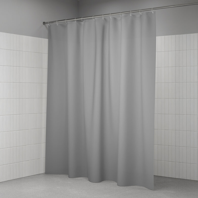 Изображение товара Штора для ванной Iddis Base BL07P24i11, 200 x 240 см, цвет светло-серый Изображение товара Штора для ванной Iddis Base BL07P24i11, 200 x 240 см, цвет светло-серый