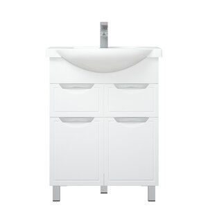 Изображение товара Тумба под раковину Corozo Монро 65, SD-00001712, напольный, цвет белый